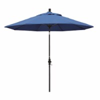 California Umbrella GSCUF908117-SA26 9 ft. Fiberglass Market Umbrella Collar Tilt Bronze-Paci
