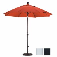 California Umbrella 9' Patio Umbrella in Black
