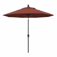 California Umbrella 9' Patio Umbrella in Terracotta