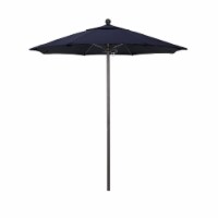California Umbrella ALTO758117-F09 7.5 ft. Fiberglass Market Umbrella Pulley Open Bronze-Olef