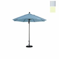 California Umbrella Venture 9' White Market Umbrella in Natural