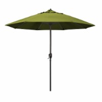 California Umbrella ATA908117-F55 9 ft. Aluminum Market Umbrella Auto Tilt Crank Lift Bronze-