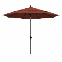 California Umbrella 11' Patio Umbrella in Terracotta