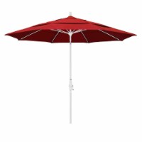 California Umbrella GSCUF118170-F13-DWV 11 Fiberglass Market Umbrella Collar Tilt DV Matted W