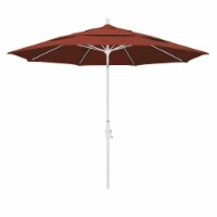 California Umbrella GSCUF118170-F69-DWV 11 ft. Fiberglass Market Umbrella Collar Tilt DV Matt
