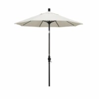 California Umbrella GSCUF758117-F04 7.5 ft. Fiberglass Market Umbrella Collar Tilt Bronze-Ole