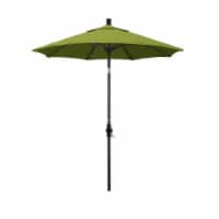 California Umbrella GSCUF758117-F55 7.5 ft. Fiberglass Market Umbrella Collar Tilt Bronze-Ole