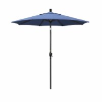 California Umbrella 7.5' Patio Umbrella in Forest Blue
