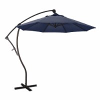 CaliforniaUmbrella BA908117-F09 Cantilever Umbrella, Navy Blue - 9 ft. x 8 Ribs