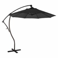 California Umbrella 9' Cantilever Umbrella in Black