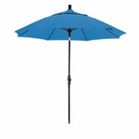California Umbrella GSCUF908705-F03 9 ft. Market Patio Umbrella in Royal Blue