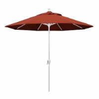 California Umbrella 9' Patio Umbrella in Terracotta