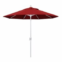 California Umbrella 9' Patio Umbrella in Red
