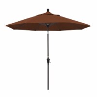 California Umbrella 9' Patio Umbrella in Terracotta