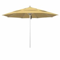 California Umbrella ALTO118002-5414-DWV Venture Silver Market Umbrella, Wheat - 11 ft. x 8 Ri