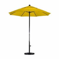 California Umbrella Oceanside 7.5' Black Market Umbrella in Yellow
