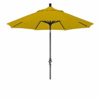 California Umbrella 9' Patio Umbrella in Sunflower Yellow