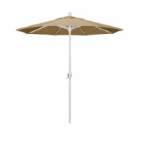 California Umbrella GSPT758170-8318 7.5 ft. Round Aluminum Market Umbrella, Sunbrella Linen S