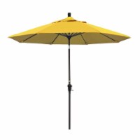 California Umbrella 9' Patio Umbrella in Sunflower Yellow