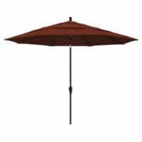 California Umbrella 11' Patio Umbrella in Terracotta