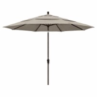 California Umbrella 11' Patio Umbrella in Woven Granite