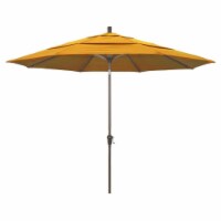 California Umbrella 11' Patio Umbrella in Sunflower Yellow
