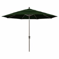 California Umbrella 11' Patio Umbrella in Hunter Green