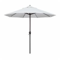California Umbrella 9' Casa Tilt Crank Lift Patio Umbrella in Natural