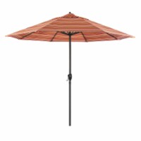 California Umbrella ATA908117-56000 9 ft. Casa Series Patio Bronze Auto Tilt Crank Lift - Sun