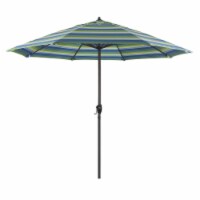 California Umbrella ATA908117-5608 9 ft. Casa Series Patio Bronze Auto Tilt Crank Lift - Sunb