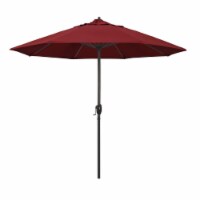 California Umbrella ATA908117-SA03 9 ft. Casa Series Patio Bronze Auto Tilt Crank Lift - Paci