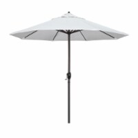 California Umbrella ATA908117-SA04 9 ft. Casa Series Patio Bronze Auto Tilt Crank Lift - Paci