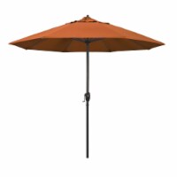 California Umbrella ATA908117-SA17 9 ft. Casa Series Patio Bronze Auto Tilt Crank Lift - Paci