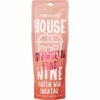 House Wine Strawberry Frose Frozen Ready to Drink Cocktail Single Pouch Perspective: Main