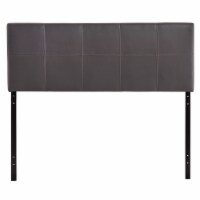 Oliver Queen Upholstered Vinyl Headboard - Brown
