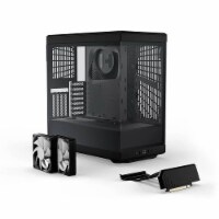 HYTE CSHYTEY40B Y40 S-Tier Aesthetic ATX Mid-Tower Case - Black