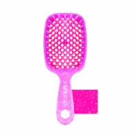 Unbrush Detangling Hair Brush Glitter - Rose Quartz Pink Perspective: Main