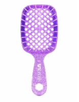 UNbrush Detangling Brush Mini Glitter - Amethyst Lavender Perspective: Main