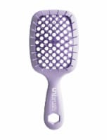 UNbrush Detangling Brush Mini Glitter - Lilac Light Purple Perspective: Main
