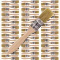 72 Pack of 1 inch Paint and Chip Paint Brushes for Paint, Stains, Varnishes, Glues, and Gesso