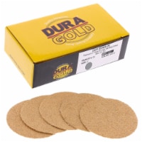 60 Grit - 2  Gold Hook & Loop Sanding Discs for DA Sanders - Box of 20