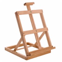Venice Heavy Duty Tabletop Wooden H-Frame Studio Easel, Adjustable Painting & Display Easel