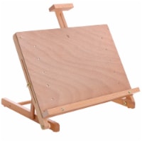 Cancun Solid Wooden Adjustable Tabletop Artist Studio Easel - Sturdy Beechwood Drawing Table