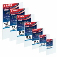 Rectangular Variety Artist Canvas Panels - 12x16, 11x14, 9x12, 8x10, 5x7, 4x6, 3x5 - 14 Total