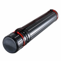 Black Telescoping Drafting Tube: Diameter: 4-1/2  ID, Length: 30-1/4 to 47-3/4 inches