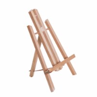 11  Small Tabletop Display Stand A-Frame Artist Easel - Portable Beechwood Tripod Easel
