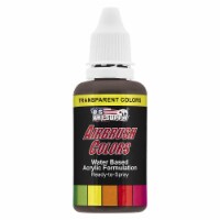 Dark Brown, Transparent Acrylic Airbrush Paint, 1 oz.