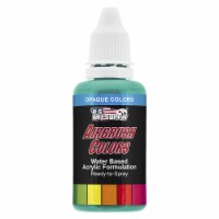 Aqua Blue, Opaque Acrylic Airbrush Paint, 1 oz.