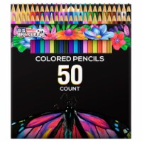 50 Piece Adult Coloring Book Artist Grade Colored Pencil Set
