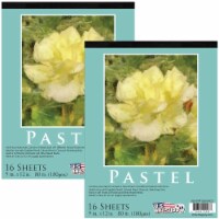 9  x 12  Pastel Paper Pad, Natural Tone Colors, 16 Sheets, 80 Pound (180gsm) - 2 Pads